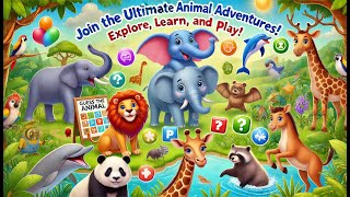 Animal Kingdom: Best Educational Fun with Real and Animated Friends!