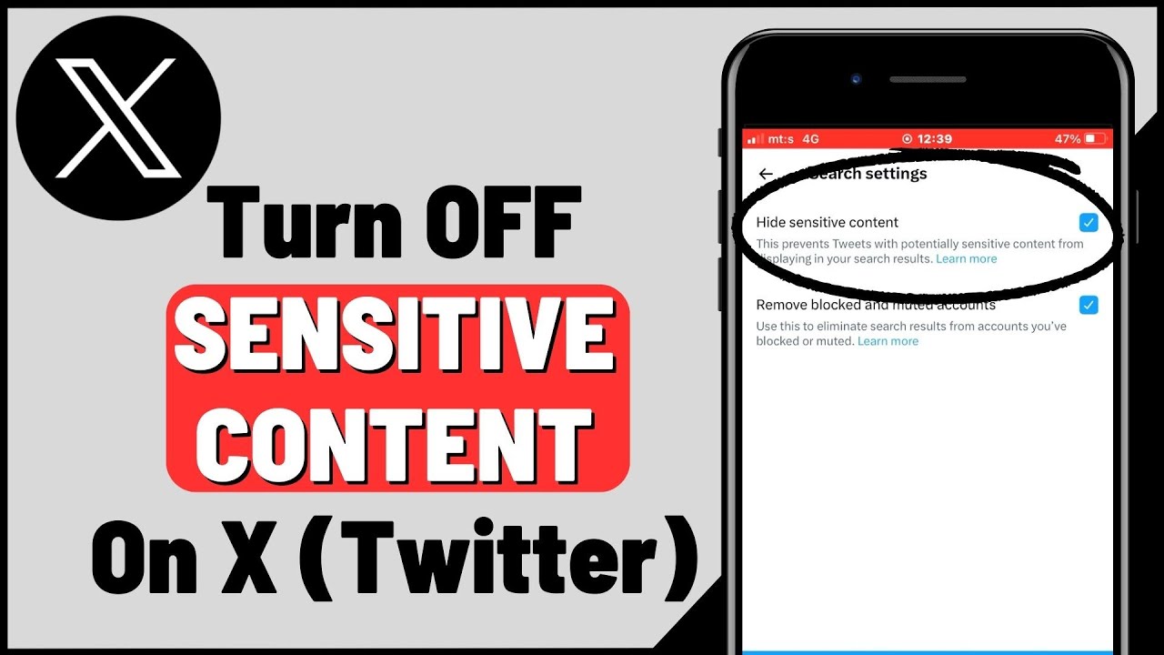 How To Disable 'Hide Sensitive Content' On Twitter Mobile - Turn Off Twitter  Safe Search 