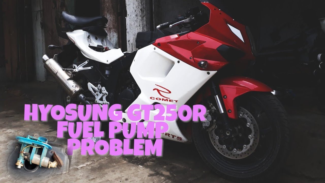 🏍HYOSUNG GT250R FUEL PUMP PROBLEM || ME WELSON VLOGS || Watching the