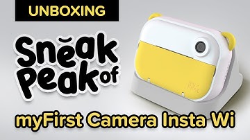 Sneak Peak of Unboxing myFirst Camera Insta Wi