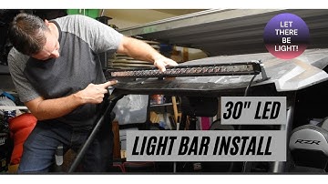 Light Bar Install, Polaris RZR