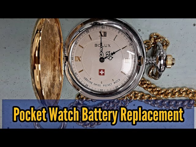 suffix klarhed Spaceship How To Change a Pocket Watch Battery | Watch Repair Channel - YouTube