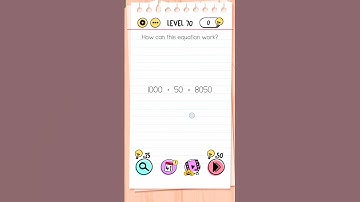 Brain Out Level 70 Challenge!" #relaxingart |How can this equation work?
