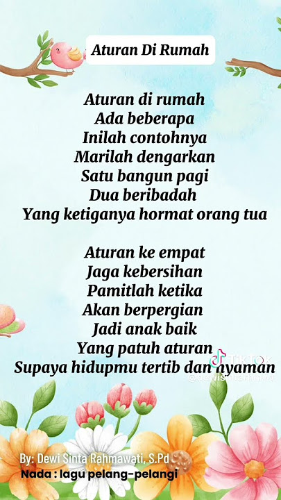 Lagu Aturan di Rumah