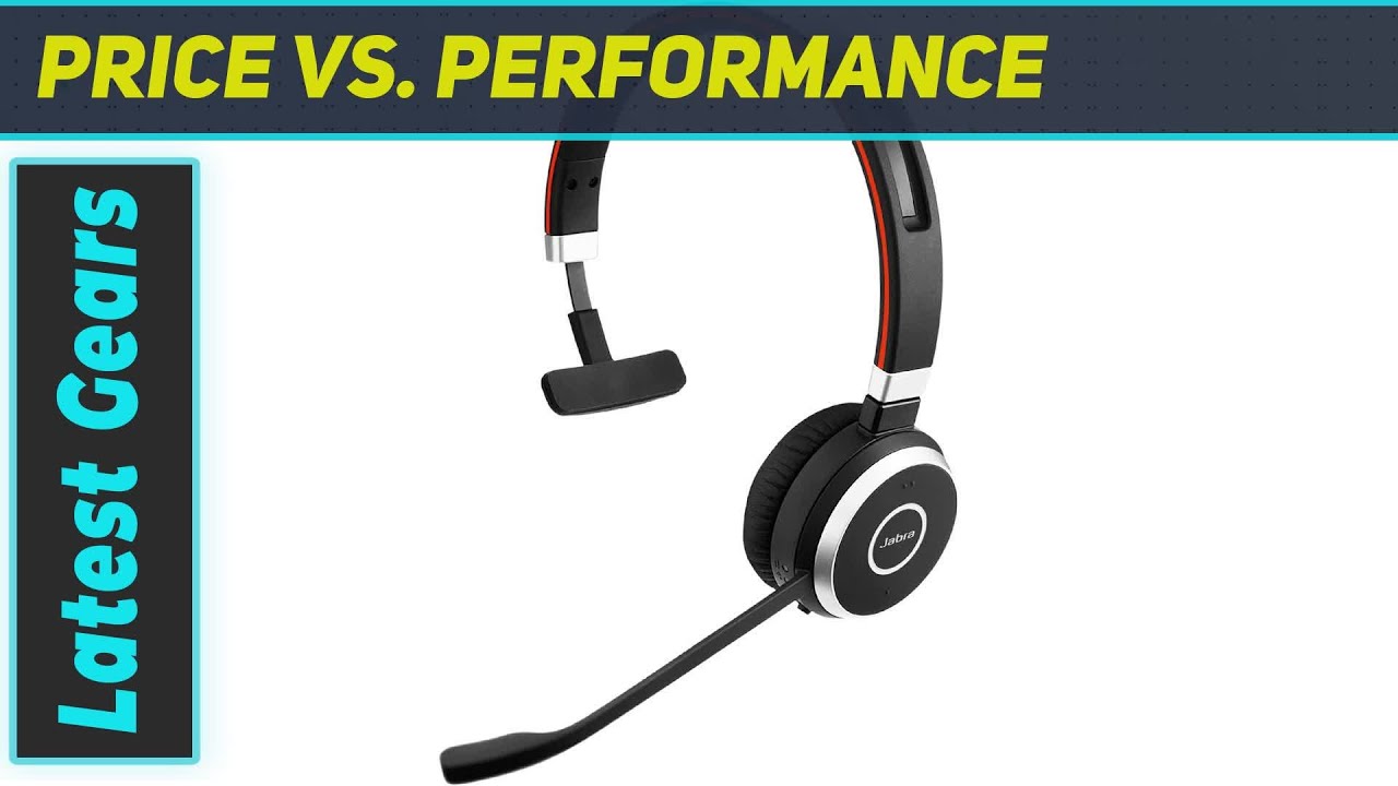 This Is a Jabra Evolve 65 Se Bluetooth Headset With a Charging Stand.