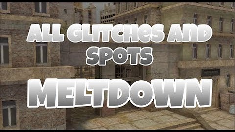 Bullet force map Meltdown all glitches and best spots