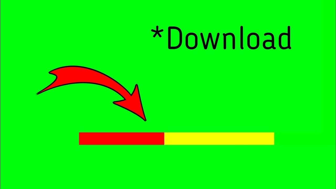 Green Screen Loading bar non copyright - YouTube