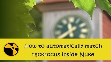 Nuke tutorial | How to automatically match animated rack-focus inside Nuke | BM_curveremapper tool