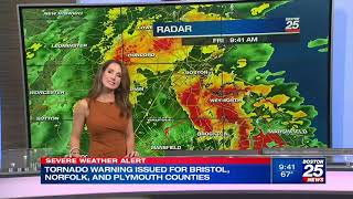 WFXT Boston 25 Severe Weather Coverage August 18, 2023