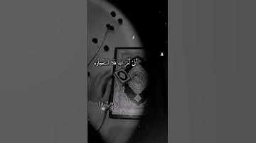 أَتَىٰ أَمْرُ اللَّهِ فَلَا تَسْتَعْجِلُوهُ💚ارح مسمعك//قران كريم/حالات واتس//انستان