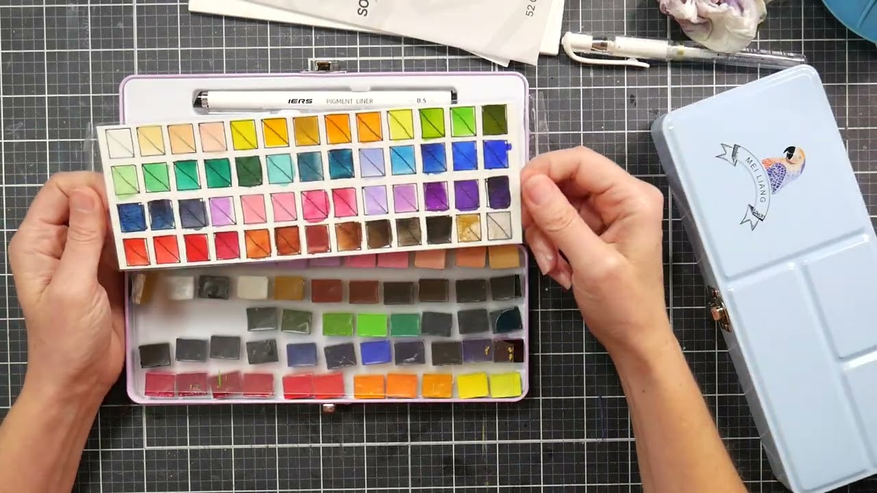 Do We Really Need 52 colors? Meiliang 52 Watercolor Kit 