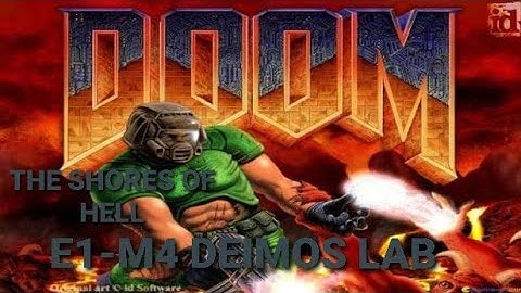 Ultimate Doom PS1 Shores Of Hell E2-M4 Deimos Lab UV Playthrough 100% Kills Items Secrets