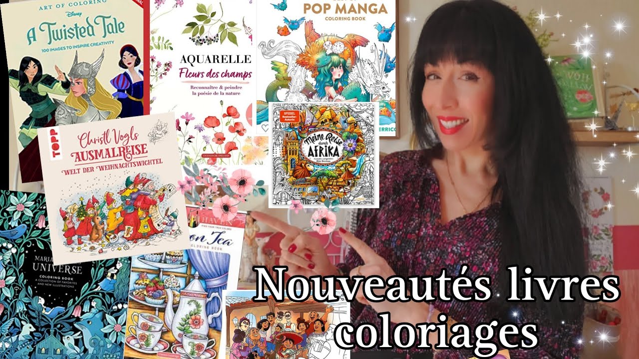 Nouveautés livres coloriages 2023. Coloriage pour adulte - YouTube