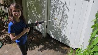 Scarlett And The Pressure Washer