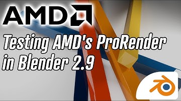 AMD ProRender 2.0 Ver 3.1 for Blender 3D, Quick Test of Materials