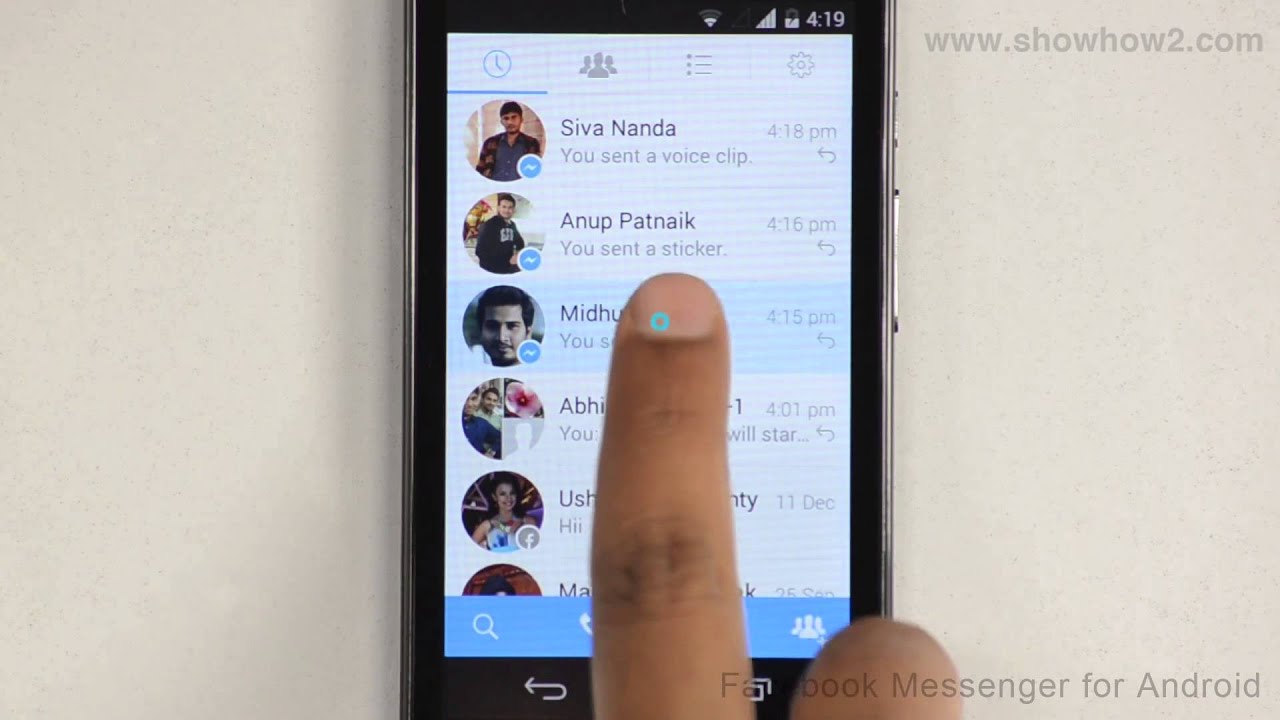 Facebook Messenger For Android - How To Send Emoticons With Message