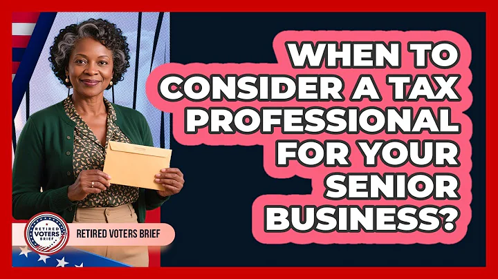 When To Consider A Tax Professional For Your Senior Business?