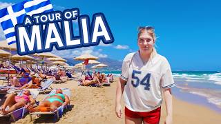 Malia Crete | Full tour from Old Town to Malia Strip and Malia Beach!
