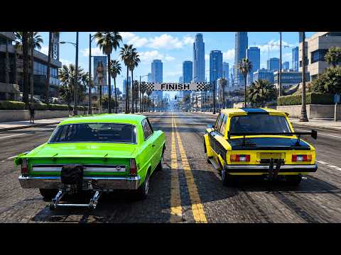 THE FASTEST DRAG RACING CARS IN GTA 5! GTA 5 CAR RACING