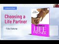 Choosing A Life Partner|| Dr Folu Olatona||Living By The Word, May 2024.