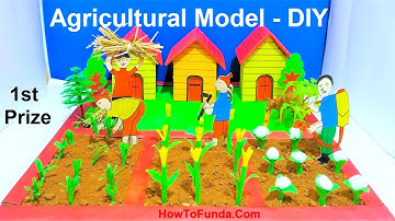 agriculture model making | farming model | science project | DIY at home easily | howtofunda