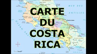 CARTE DU COSTA RICA