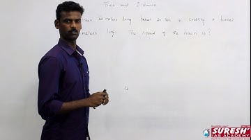 TIME AND DISTANCE Part 2 By Sudharsan Sir