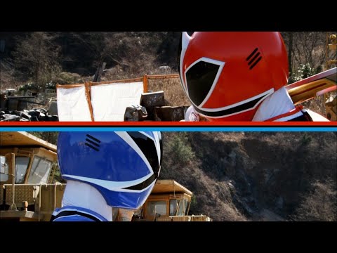Power Rangers Samurai - Red Ranger vs Blue Ranger |