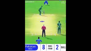4 Ball Need 9 Runs😱 India Vs pakistan Super Over #trendingshorts #viralshorts #cricket