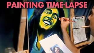 Bob Marley : Oil Painting Time-lapse by ehullquist 1,061 views 10 years ago 2 minutes, 9 seconds