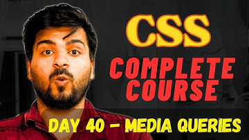 CSS Media Queries | Mastering CSS: The Ultimate Guide for Web Developers #chapter40
