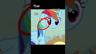 that must be so confusing for a little girl.. #rainbowdash #mylittlepony #shorts