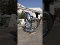 316 stainless steel abstract landscape sculpture, hotel art installation#stainlesssteel