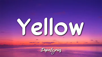 Yellow - Coldplay (Lyrics) 🎵