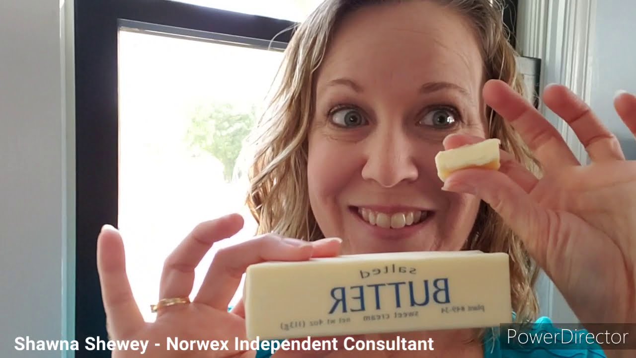 Norwex Butter Demo EnviroCloth & Window Cloth YouTube