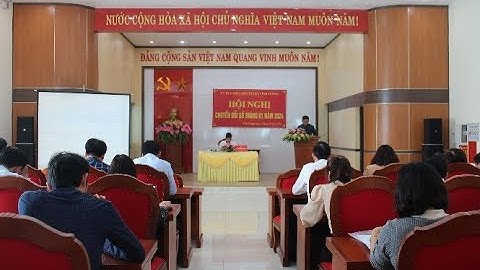 VIDEO: UBND huyện Vĩnh Tường tổ chức Hội nghị chuyển đổi số tháng 01 năm 2024