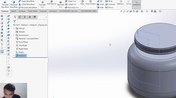 3D modeling and Rendering Tutorial-Small jar design in Solidworks and Keyshot rendering 2020