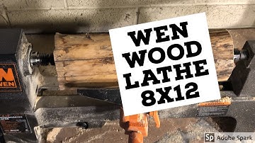 Wen 8x12 wood lathe unboxing and overview.