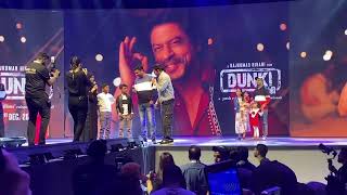 Shah rukh khan Dunki promotion in global village #viralvideo #dubai #followforfollowback