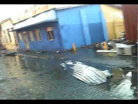 Video realizado por HÃ©ctor Vicencio despuÃ©s del tsunami que inundÃ³ Talcahuano