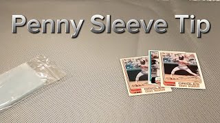 How I put my Cards into Penny Sleeves for grading - YouTube