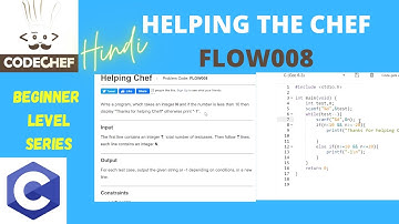 FLOW008 |  Helping the Chef |codechef beginner level soved in C | codechef solution