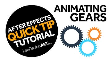 After Effects Tutorial | QUICK TIP | Animating Gears