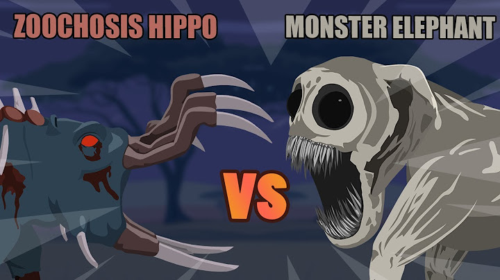 Zoochosis Hippo vs Monster Elephant | Monster Animation