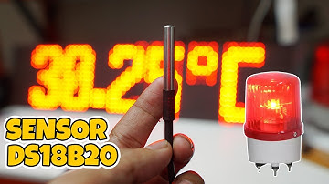 TUTORIAL ARDUINO SENSOR DS18B20 | SUHU TEMPERATURE ALARM AKTIF | PROJECT ARDUINO
