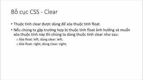 Học HTML5 từ đầu | Bài 27: Bố cục CSS - Clear | Learn Everything
