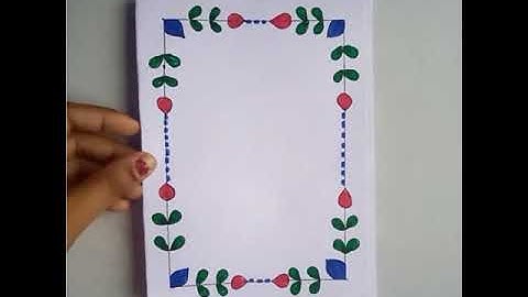 10 amazing border design on paper #borderdesignforproject #shortsvideo #shorts