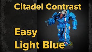 Easy Davion Brigade of Guards | Talassar Blue Contrast Painting Tutorial for Battletech