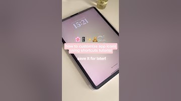 ♡ How to change app icons on iOS17 🍥🎀✨ #ipad #aesthetic #cute #shorts #cozy  #ios17 #inspiration