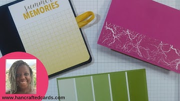 Mini album step by step tutorial, start to finish. How to make photo mats